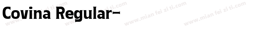 Covina Regular字体转换